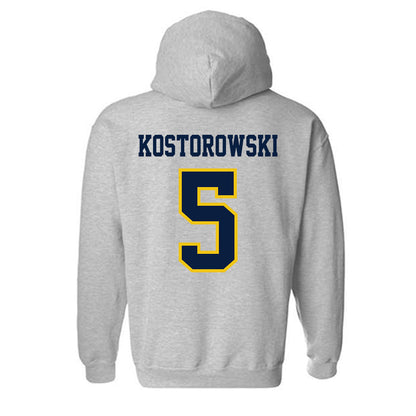 Michigan - NCAA Women's Lacrosse : Laila Kostorowski - Classic Shersey Hooded Sweatshirt-1