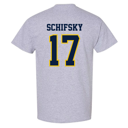 Michigan - NCAA Men's Ice Hockey : Garrett Schifsky - Classic Shersey T-Shirt-1