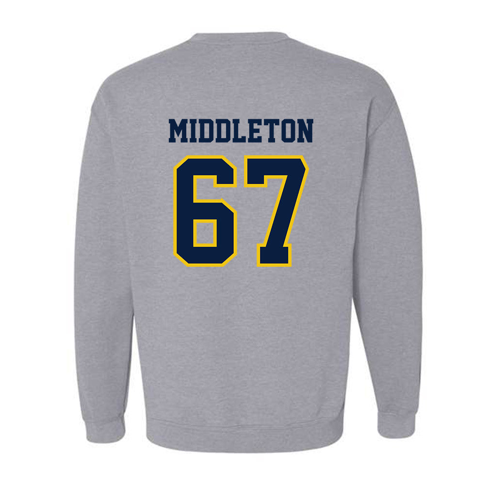 Michigan - NCAA Football : Trent Middleton - Classic Shersey Crewneck Sweatshirt-1