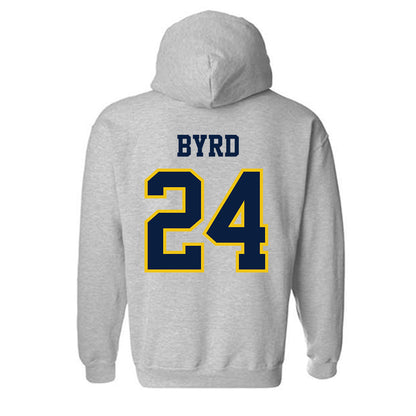 Michigan - NCAA Women's Lacrosse : Caroline Byrd - Classic Shersey Hooded Sweatshirt-1