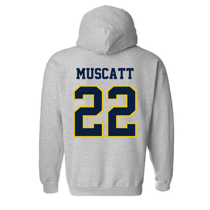 Michigan - NCAA Men's Ice Hockey : Kason Muscatt - Classic Shersey Hooded Sweatshirt-1