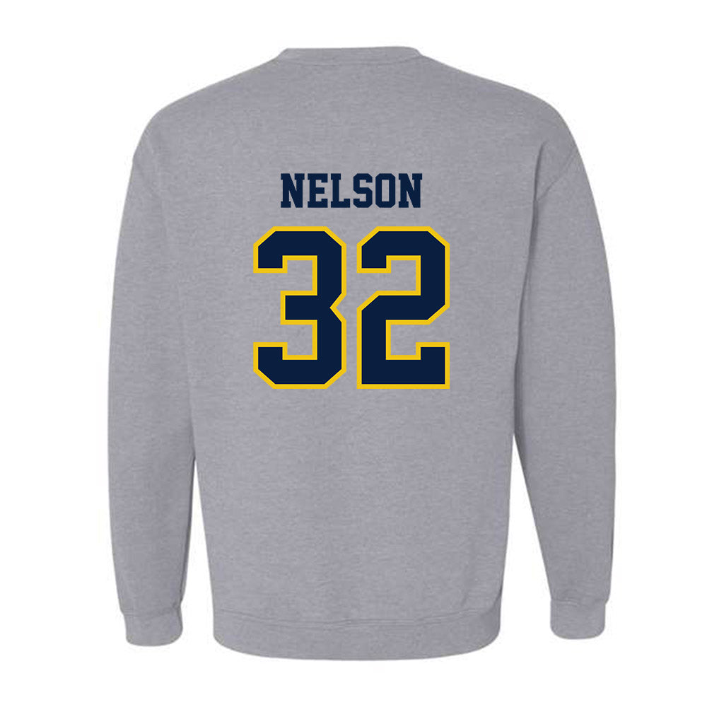 Michigan - NCAA Women's Lacrosse : Claire Nelson - Classic Shersey Crewneck Sweatshirt-1
