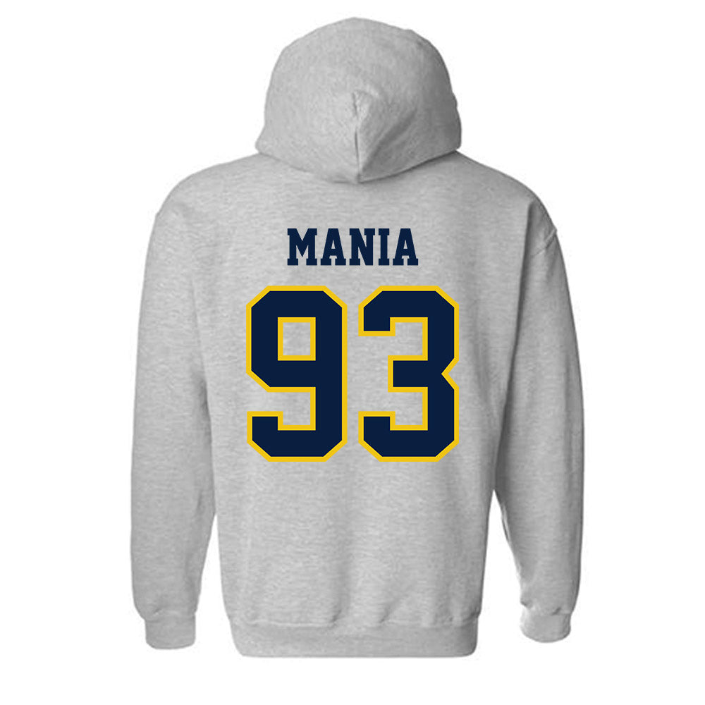 Michigan - NCAA Men's Ice Hockey : Matthew Mania - Classic Shersey Hooded Sweatshirt-1