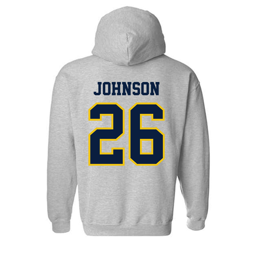 Michigan - NCAA Football : Donovan Johnson - Classic Shersey Hooded Sweatshirt-1
