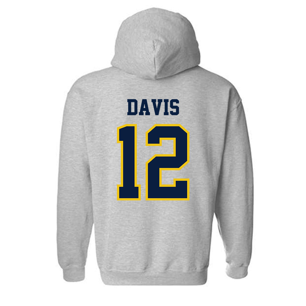 Michigan - NCAA Women's Lacrosse : Lucy Davis - Classic Shersey Hooded Sweatshirt-1