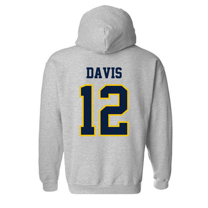 Michigan - NCAA Women's Lacrosse : Lucy Davis - Classic Shersey Hooded Sweatshirt-1