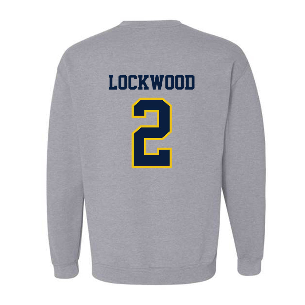 Michigan - NCAA Men's Lacrosse : Bo Lockwood - Classic Shersey Crewneck Sweatshirt-1
