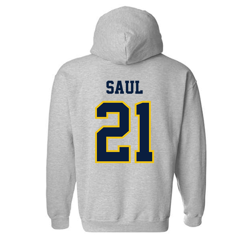 Michigan - NCAA Men's Soccer : Bode Saul - Classic Shersey Hooded Sweatshirt-1
