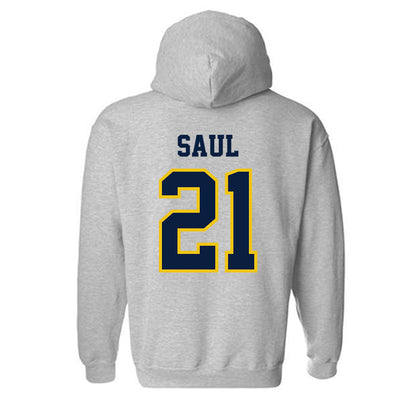 Michigan - NCAA Men's Soccer : Bode Saul - Classic Shersey Hooded Sweatshirt-1
