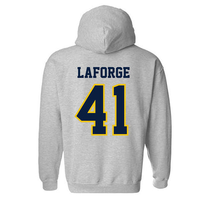 Michigan - NCAA Men's Lacrosse : Lucas Laforge - Classic Shersey Hooded Sweatshirt-1