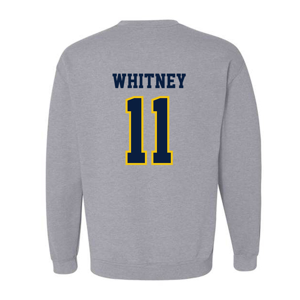 Michigan - NCAA Men's Lacrosse : Mason Whitney - Classic Shersey Crewneck Sweatshirt-1