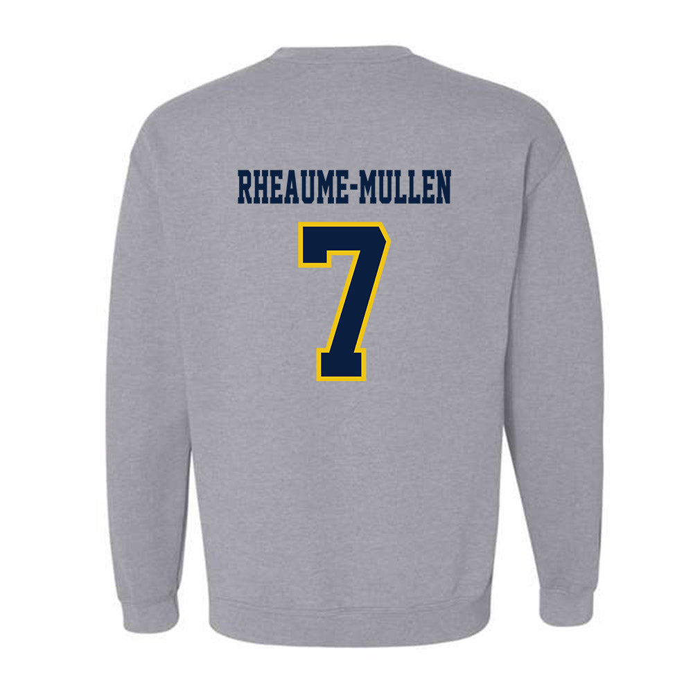 Michigan - NCAA Men's Ice Hockey : Dakoda Rheaume-Mullen - Classic Shersey Crewneck Sweatshirt-1