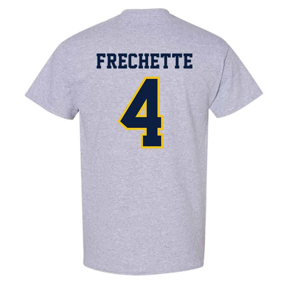 Michigan - NCAA Men's Lacrosse : Michael Frechette - Classic Shersey T-Shirt-1