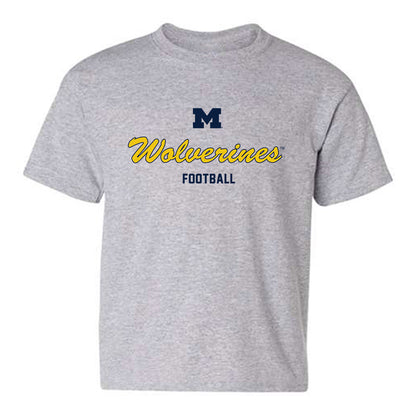 Michigan - NCAA Football : Gary Stacy - Classic Shersey Youth T-Shirt-0