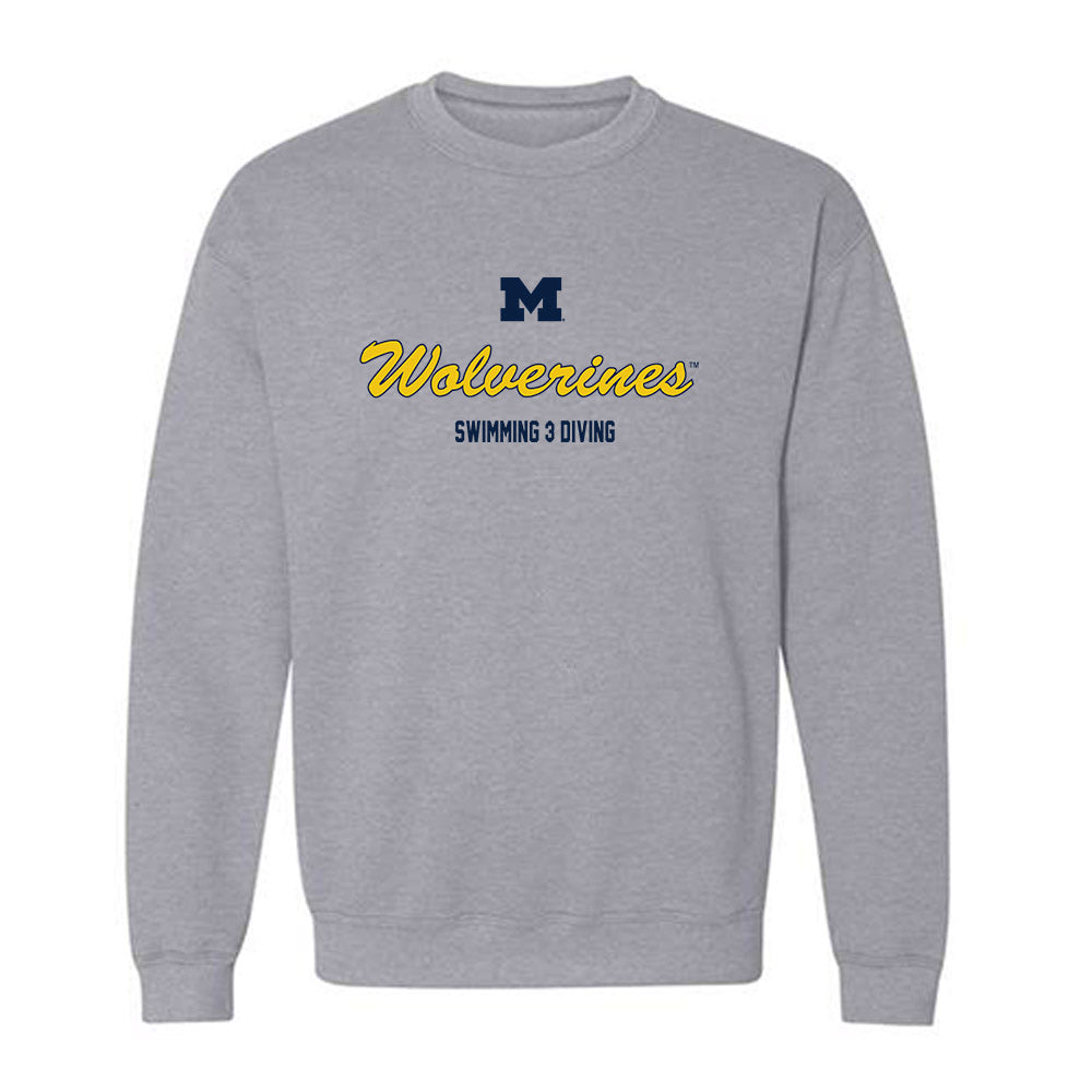 Michigan - NCAA Women's Swimming & Diving : Bella Sims - Classic Shersey Crewneck Sweatshirt-0