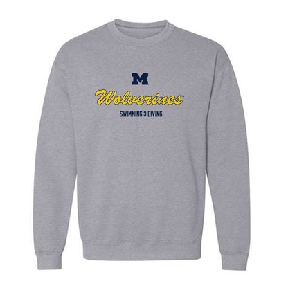 Michigan - NCAA Women's Swimming & Diving : Bella Sims - Classic Shersey Crewneck Sweatshirt-0
