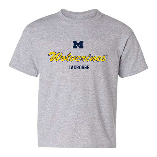 Michigan - NCAA Women's Lacrosse : Emma Burke - Classic Shersey Youth T-Shirt-0