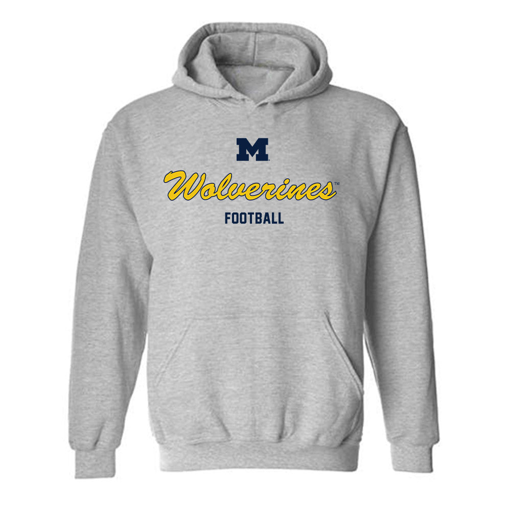Michigan - NCAA Football : Gary Stacy - Classic Shersey Hooded Sweatshirt-0