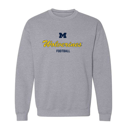 Michigan - NCAA Football : Gary Stacy - Classic Shersey Crewneck Sweatshirt-0