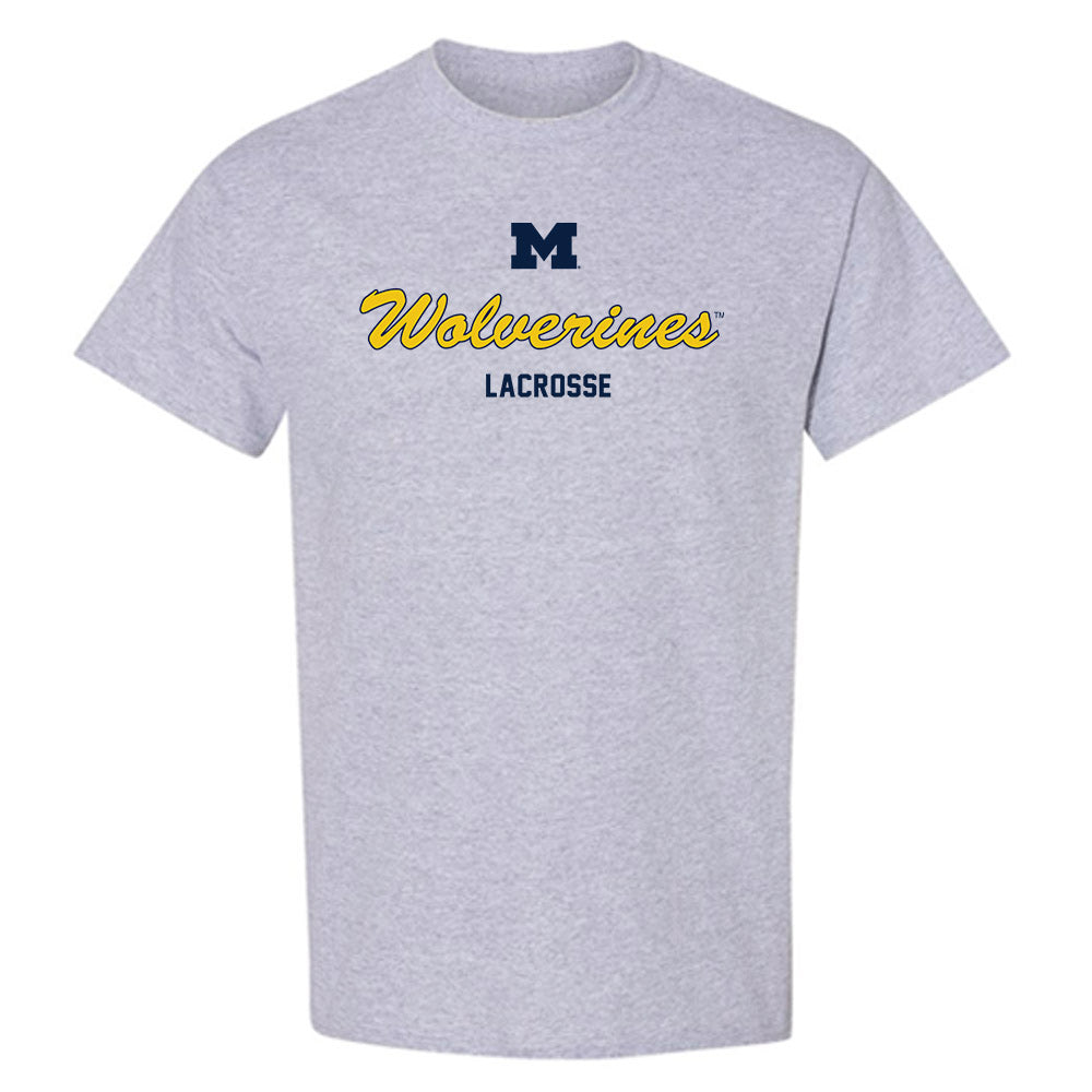 Michigan - NCAA Men's Lacrosse : Will O'Connor - Classic Shersey T-Shirt-0