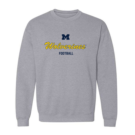 Michigan - NCAA Football : Malakai Lee - Classic Shersey Crewneck Sweatshirt-0