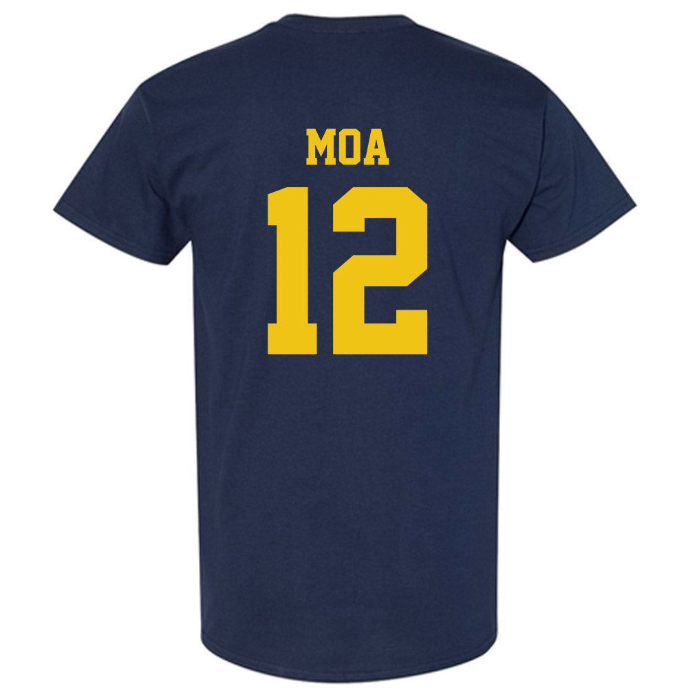 Michigan - NCAA Football : Salesi Moa - Sports Shersey T-Shirt-1