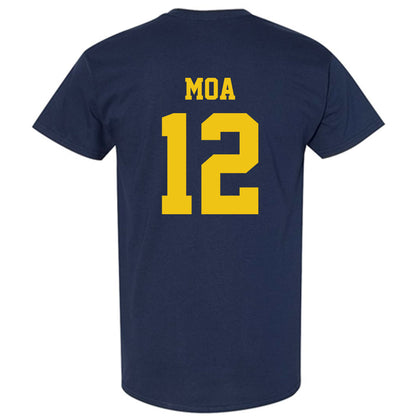 Michigan - NCAA Football : Salesi Moa - Sports Shersey T-Shirt-1
