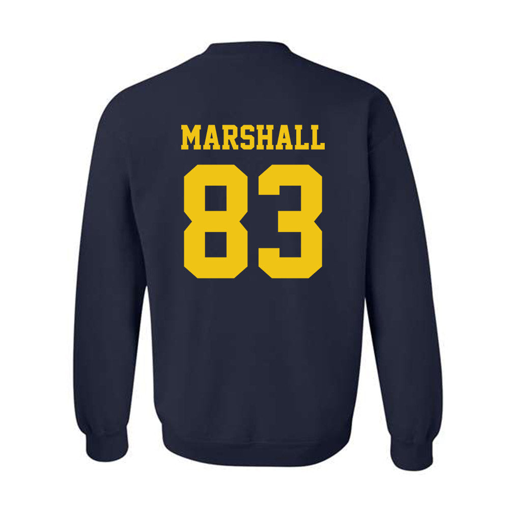 Michigan - NCAA Football : Zack Marshall - Sports Shersey Crewneck Sweatshirt-1