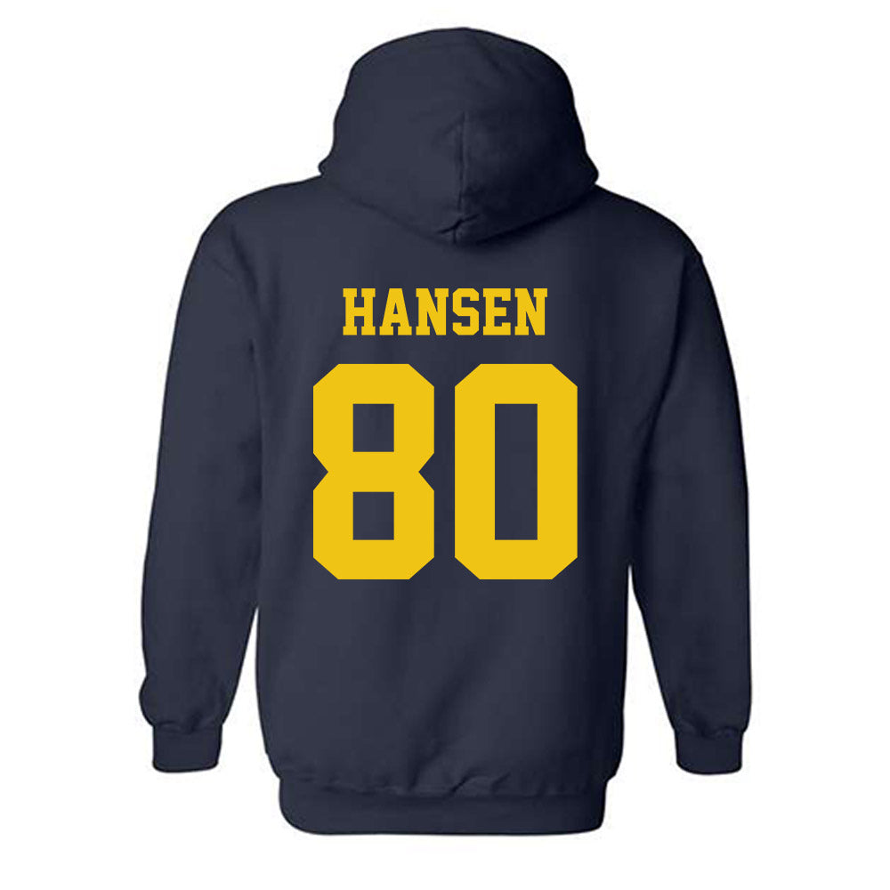 Michigan - NCAA Football : Hogan Hansen - Sports Shersey Hooded Sweatshirt-1