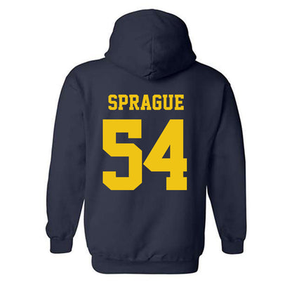 Michigan - NCAA Football : Andrew Sprague - Sports Shersey Hooded Sweatshirt-1