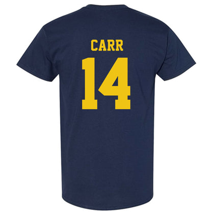 Michigan - NCAA Football : Tommy Carr - Sports Shersey T-Shirt-1