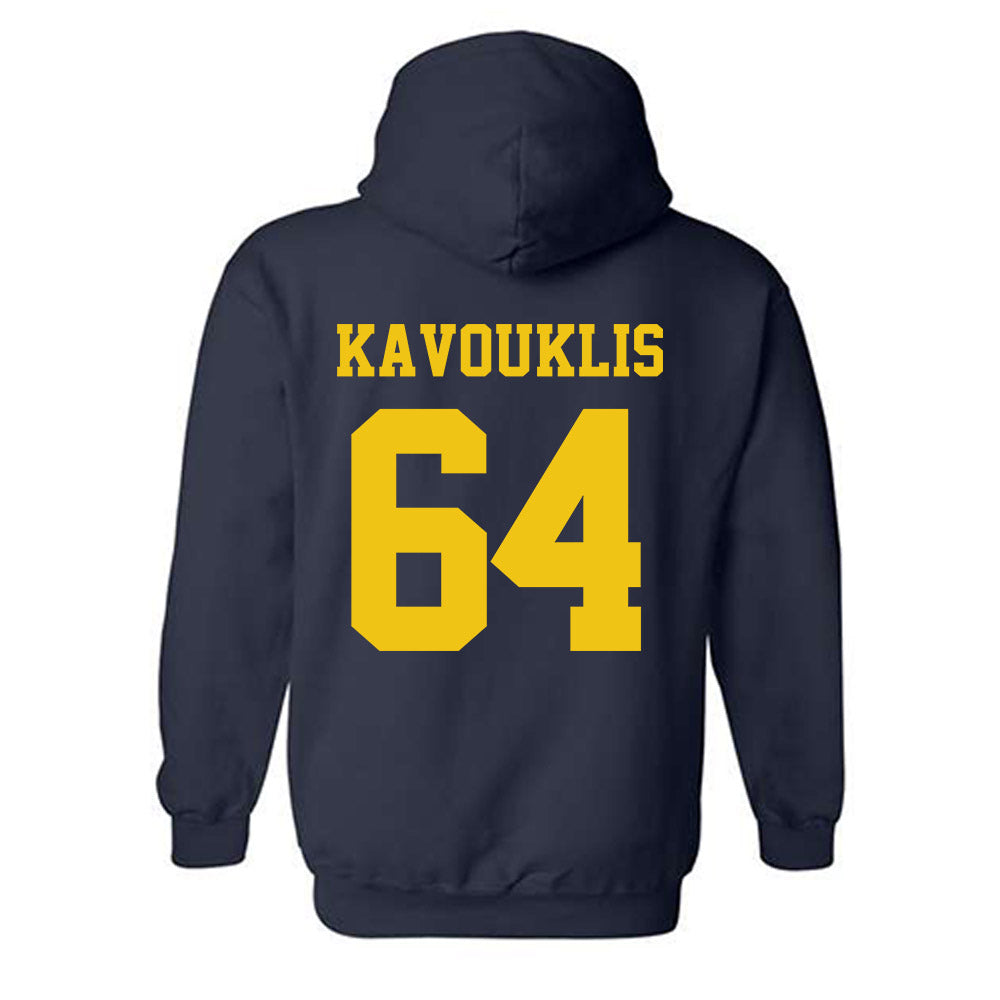 Michigan - NCAA Football : James Kavouklis - Sports Shersey Hooded Sweatshirt-1