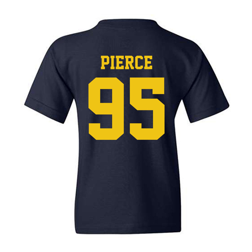 Michigan - NCAA Football : Trey Pierce - Sports Shersey Youth T-Shirt-1