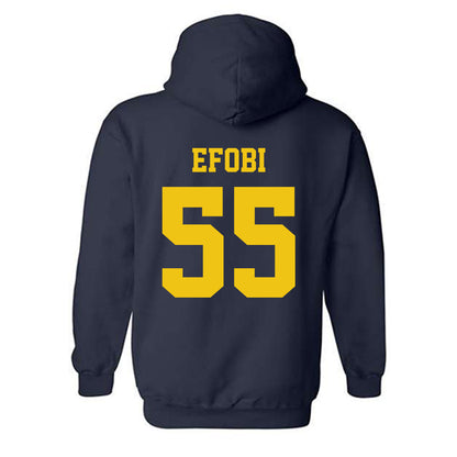 Michigan - NCAA Football : Nathan Efobi - Sports Shersey Hooded Sweatshirt-1