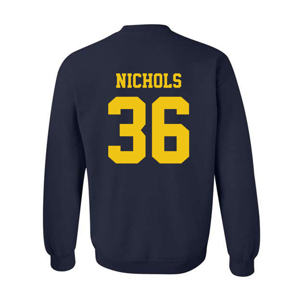 Michigan - NCAA Football : Joshua Nichols - Sports Shersey Crewneck Sweatshirt-1