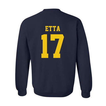 Michigan - NCAA Football : Enow Etta - Sports Shersey Crewneck Sweatshirt-1