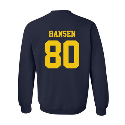 Michigan - NCAA Football : Hogan Hansen - Sports Shersey Crewneck Sweatshirt-1