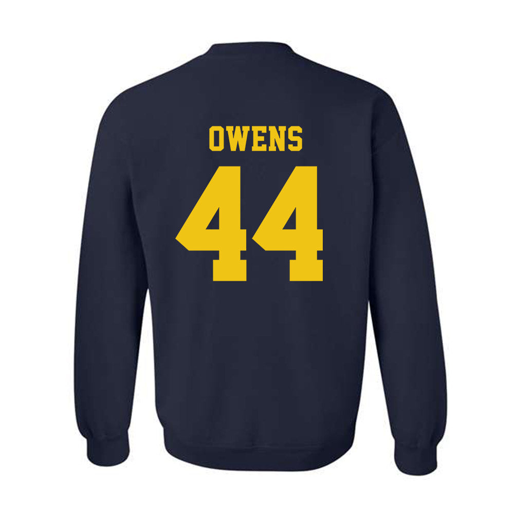 Michigan - NCAA Football : Eli Owens - Sports Shersey Crewneck Sweatshirt-1