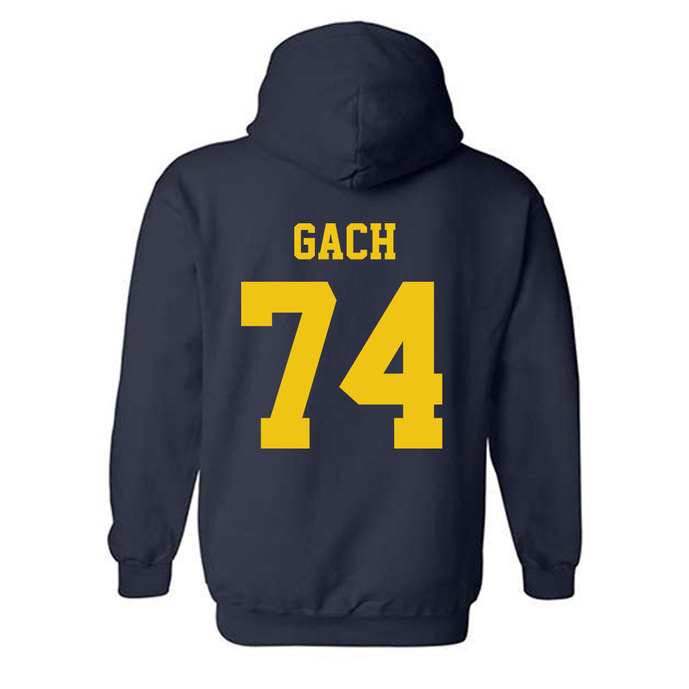 Michigan - NCAA Football : Avery Gach - Sports Shersey Hooded Sweatshirt-1