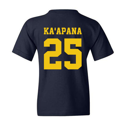 Michigan - NCAA Football : Micah Ka'apana - Sports Shersey Youth T-Shirt-1