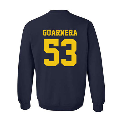 Michigan - NCAA Football : Jake Guarnera - Sports Shersey Crewneck Sweatshirt-1