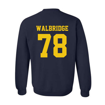 Michigan - NCAA Football : Marky Walbridge - Sports Shersey Crewneck Sweatshirt-1