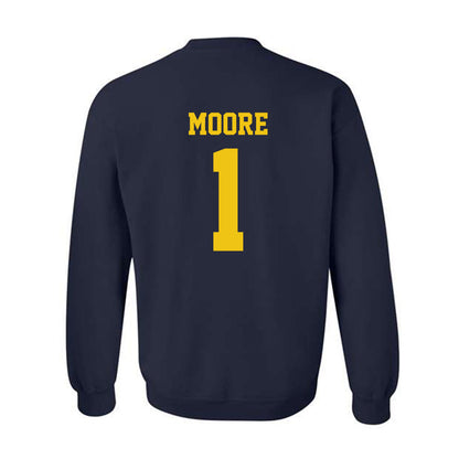Michigan - NCAA Football : Rod Moore - Sports Shersey Crewneck Sweatshirt-1