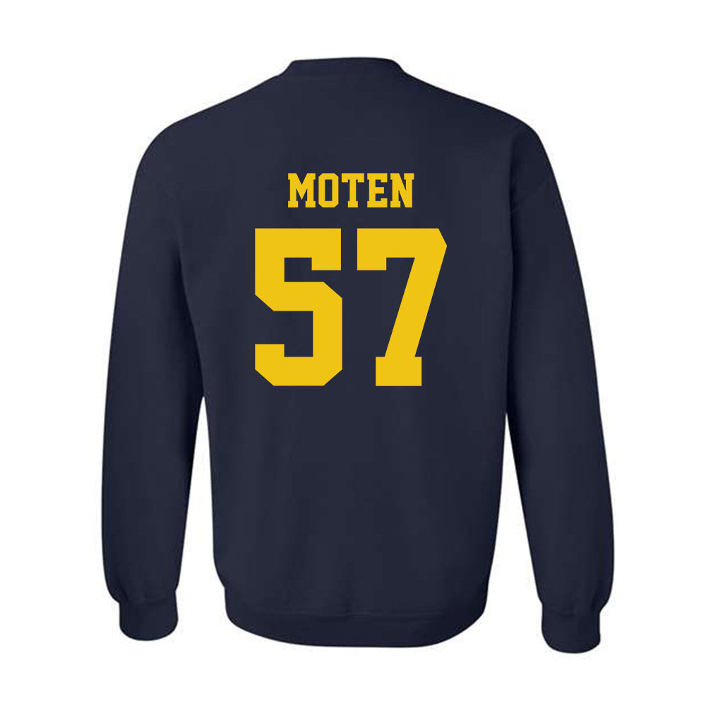 Michigan - NCAA Football : Travis Moten - Sports Shersey Crewneck Sweatshirt-1