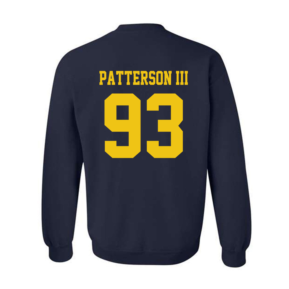 Michigan - NCAA Football : Benny Patterson III - Sports Shersey Crewneck Sweatshirt-1