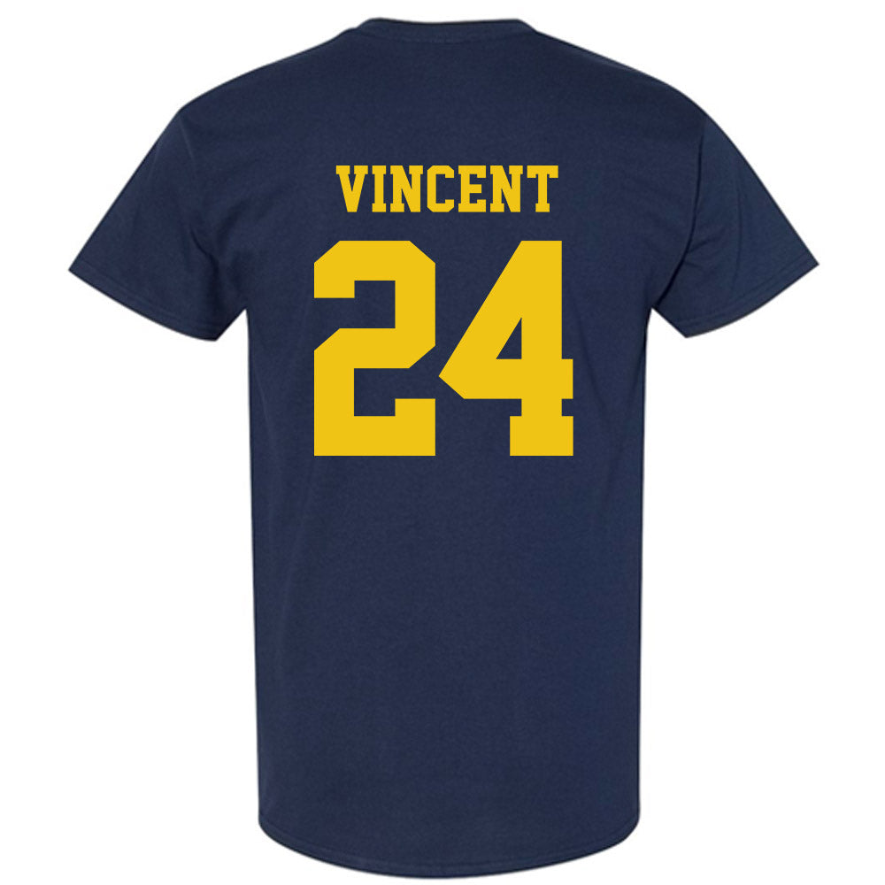 Michigan - NCAA Football : Jamarion Vincent - Sports Shersey T-Shirt-1