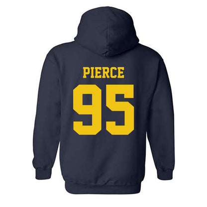 Michigan - NCAA Football : Trey Pierce - Sports Shersey Hooded Sweatshirt-1