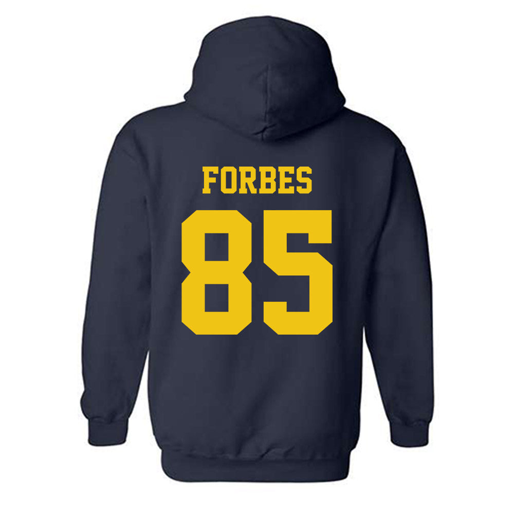 Michigan - NCAA Football : Logan Forbes - Sports Shersey Hooded Sweatshirt-1