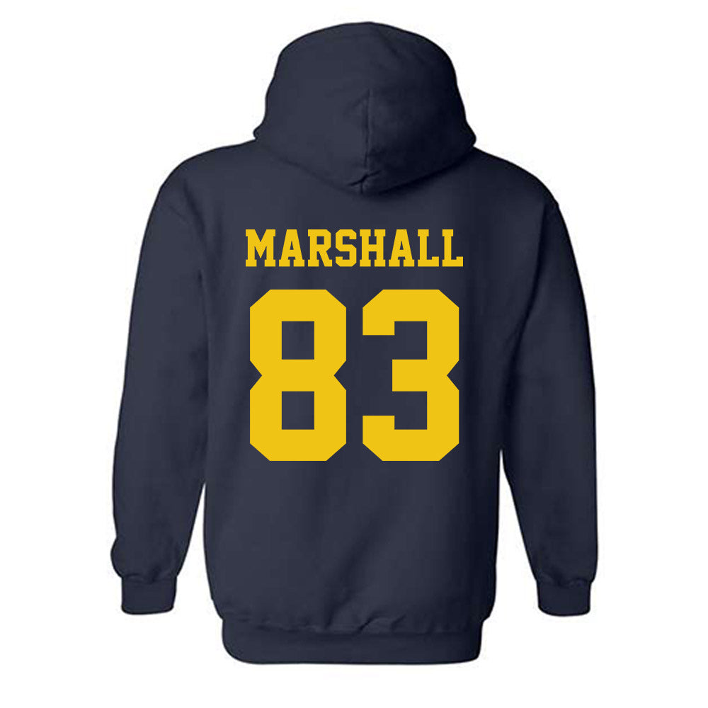 Michigan - NCAA Football : Zack Marshall - Sports Shersey Hooded Sweatshirt-1