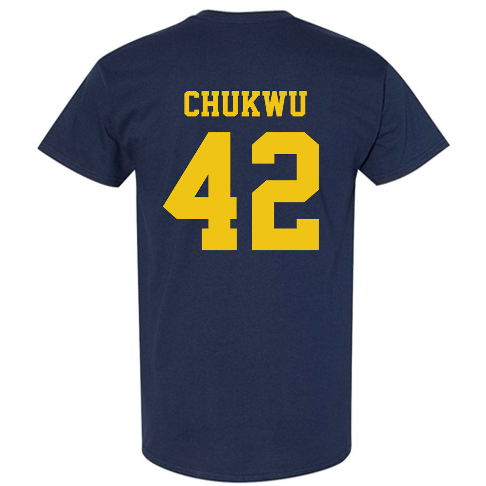 Michigan - NCAA Football : Jeffrey Chukwu - Sports Shersey T-Shirt-1